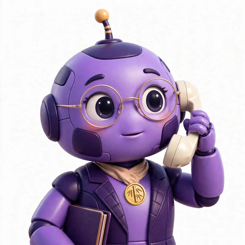 Gesty atendiendo el teléfono de la oficina
